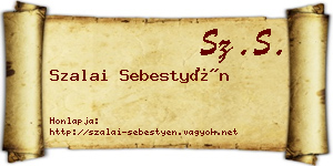 Szalai Sebestyén névjegykártya